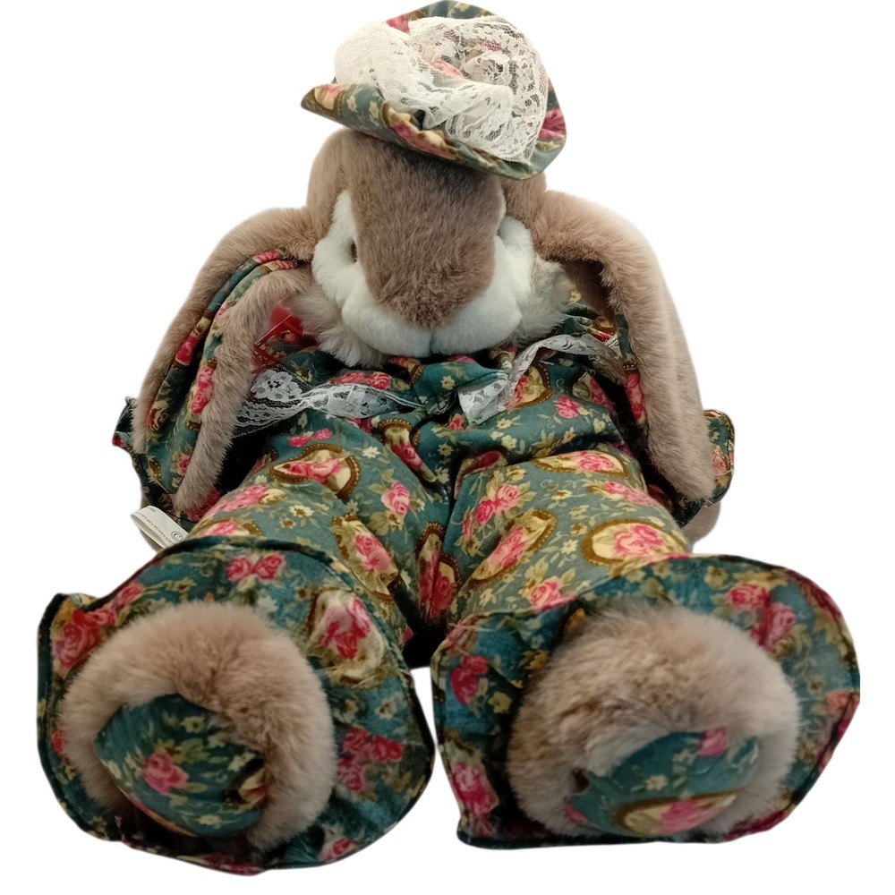 1993 Vintage Aunt Bea Bunny Plush Victorian‎ Style Easter Collectible Toy Kids
